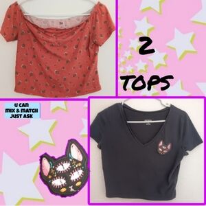 2 Crop Tops